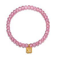 Divine Harmony Pink Topaz Gemstone Bracelet