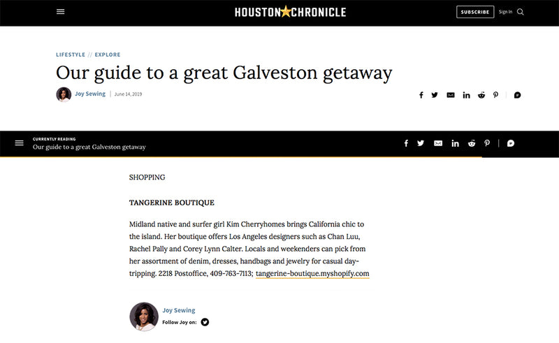 Houston Chronicle - Where to Shop on Galveston Island in Texas