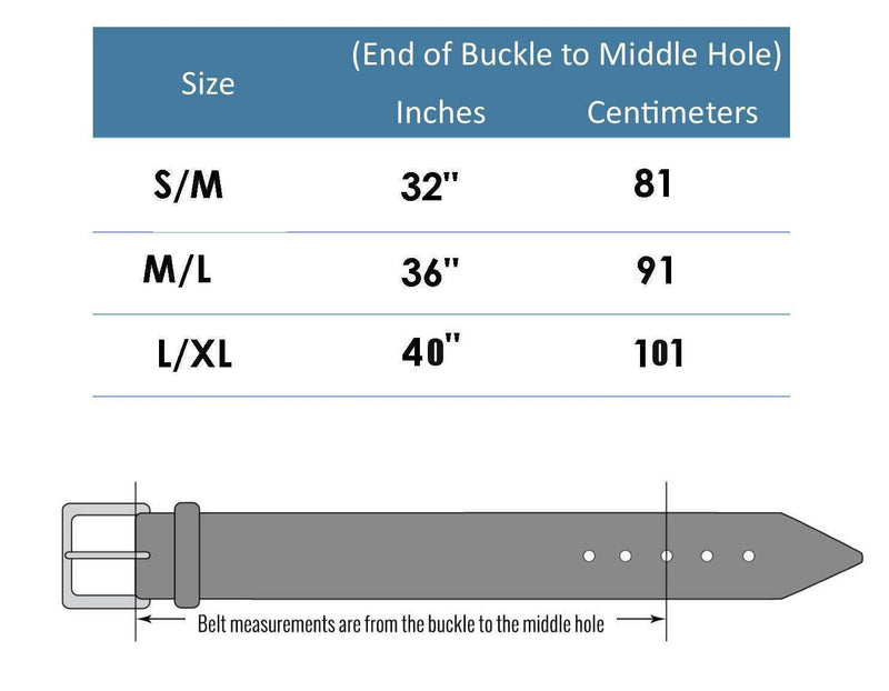 Western Genuine Distressed Leather belt w.Rectangular concho: Black / S/M