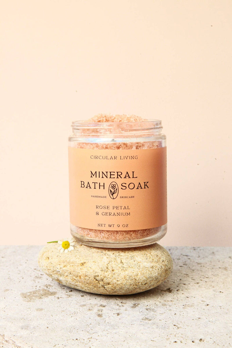 Mineral Bath Soak, Rose Petal & Geranium