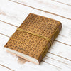 If A Story, William Faulkner Quote Leather Journal - 5x7 TAN: Tan / Blonde