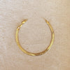 18k Gold Filled 4mm Herringbone Bracelet: 7 inches