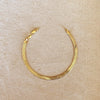 18k Gold Filled 4mm Herringbone Bracelet: 6 inches