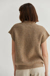 CT8934 -Kenzie Waffle Vest: Taupe / Xs