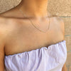 18k Gold Filled Adjustable Sizing Necklace: 18 inches