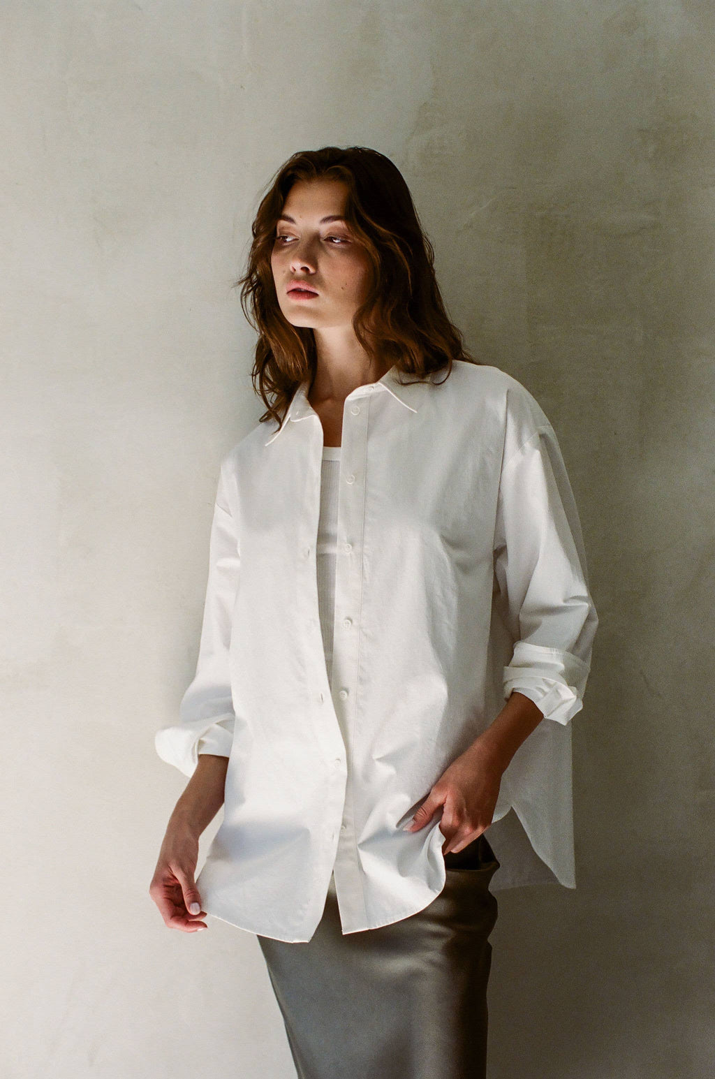 AR1071 | THE ABBEY SHIRT: Off White / S