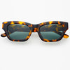 Aurora Acetate Cat Eye Sunglasses: Tortoise / G15