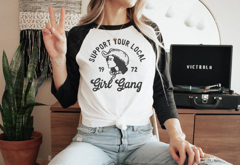 Girl Gang Raglan : M