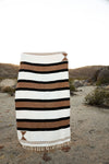 Artifact Lines (Crema) // Handwoven Blanket