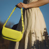 Inez Neon Pink Recycled Vegan Crossbody Bag