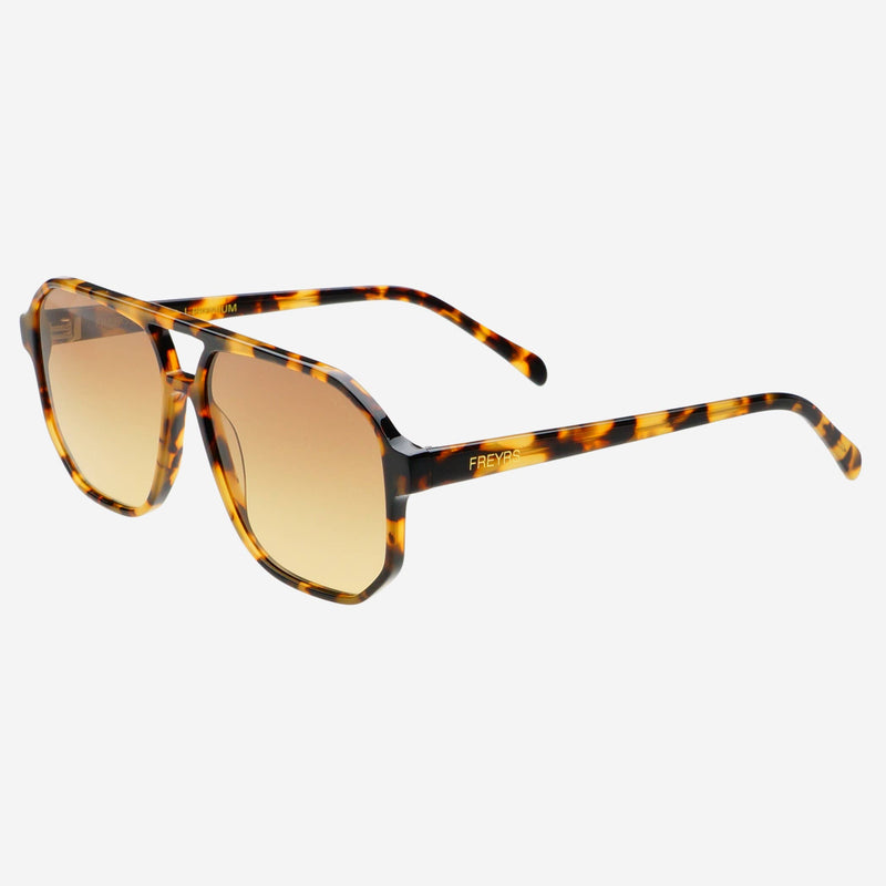 Billie ( NEW ) Unisex Aviator Sunglasses  : Tortoise / Brown