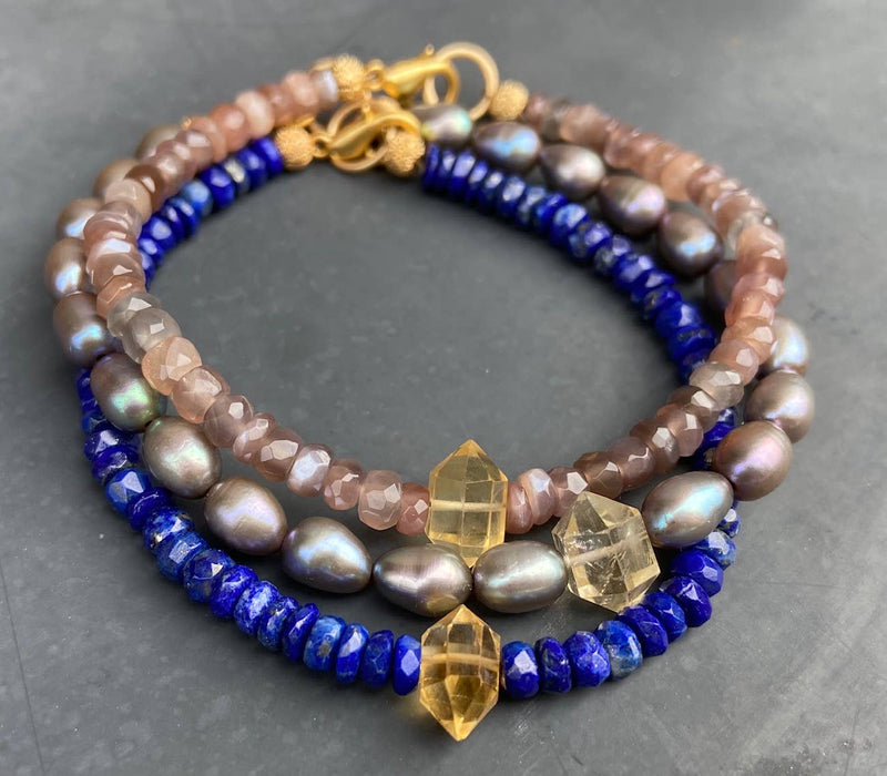 Moondust Energy Bracelet: Lapis