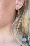 18k Gold Filled Endless Hoop Earrings Gold Hoops 20mm, 30mm,: Hoop 60mm