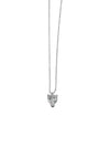 Single Solitaire Necklace: Gold/Triangle