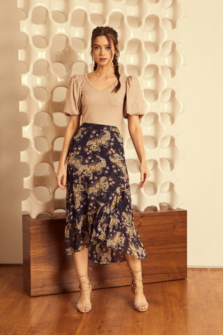 Celine Petal Paisley Skirt – Tangerine Boutique