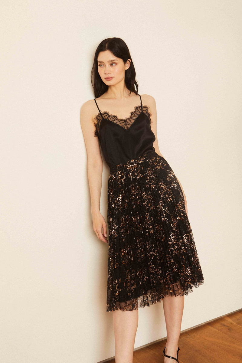 Mia Gold Dust Lace Skirt