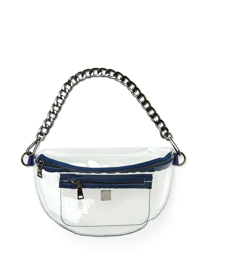 Navy Clear Stadium Bag