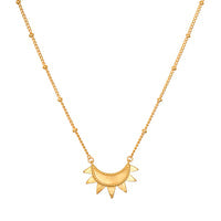 Emergence Gold Sunburst Necklace