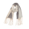 Soft Chunky Abstract Fleece Scarf With Tassel (8 colors): 03