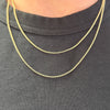 18k Gold Filled 1.5mm Rolo Chain Available in 16", 18", 20",: 18 inches