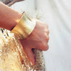 Seductive brass Curve Cuff bracelet