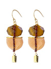 Duet Earrings in Tiger's Eye