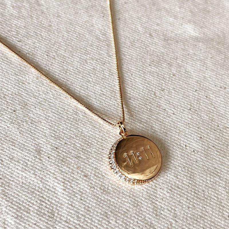 18k Gold Filled 11:11 Synchronicity Necklace: 16 inches