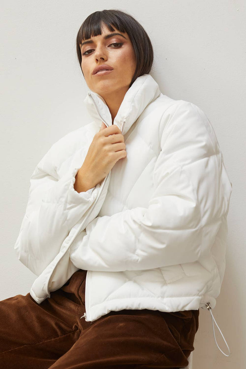 CJ7249-1 - Diandra Puffer Jacket: IVORY / S