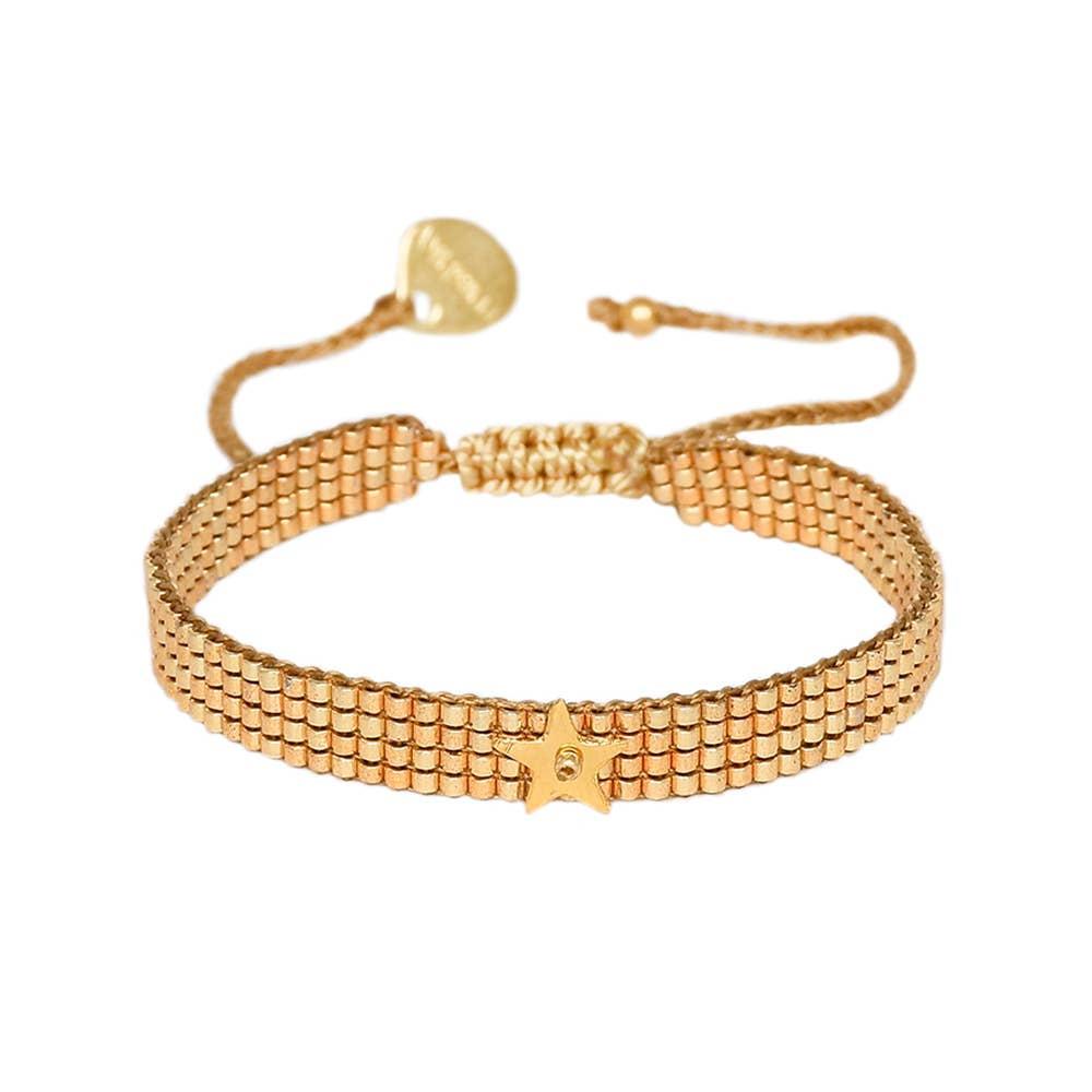 Estrellita adjustable bracelet 11765: Gold / Garden