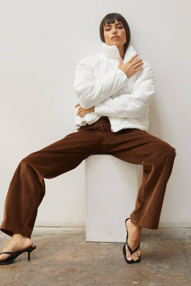 CJ7249-1 - Diandra Puffer Jacket: IVORY / Xs