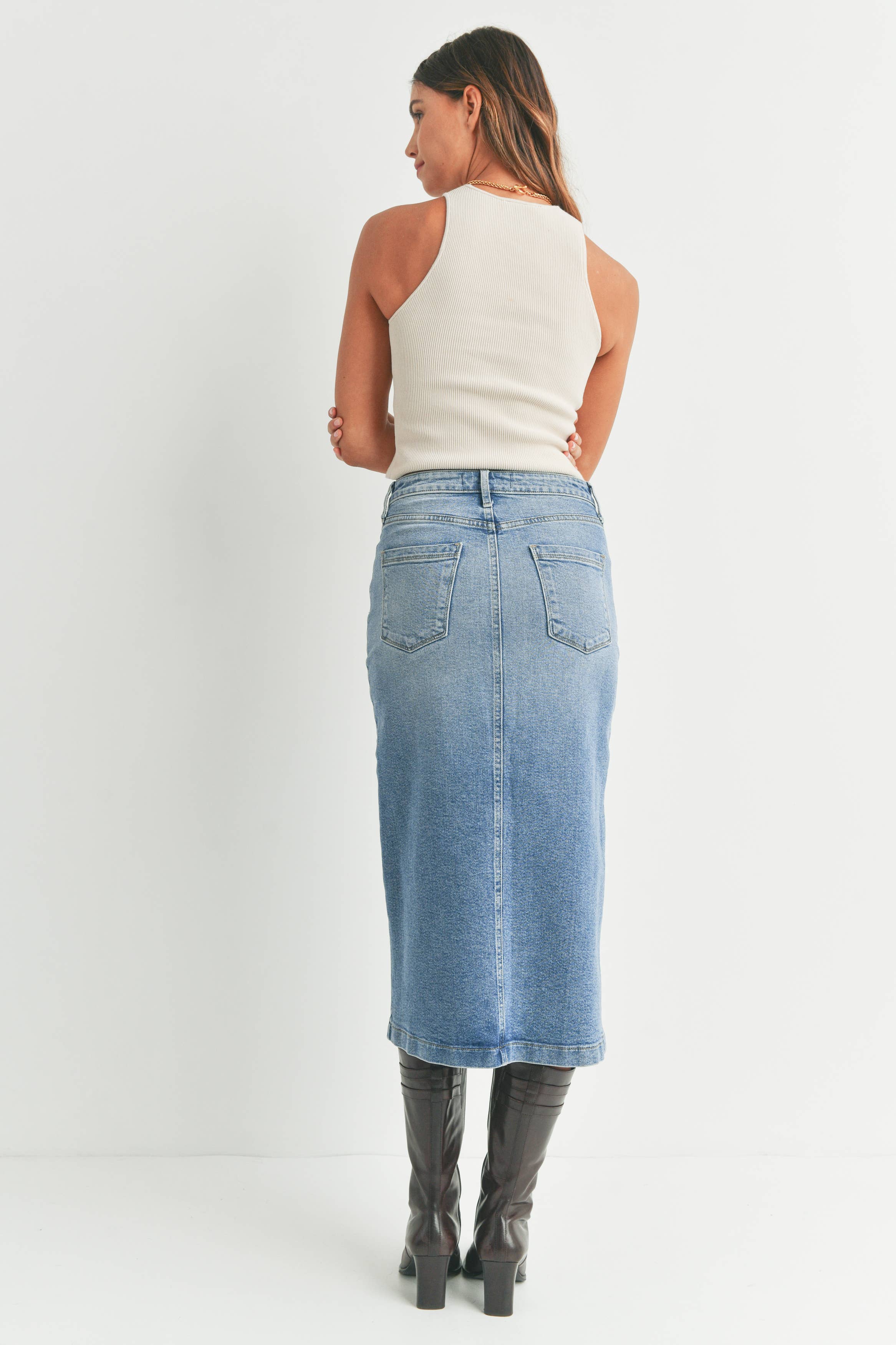 【BAON】Venta Pocket Nylon Banding Midi Skirt Utility Pocket Midi Skirt | Banana Republic Factory