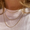 18k Gold Filled Dainty Chain Necklace: 16 inches