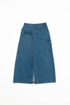 The Jules Skirt | Denim Maxi Skirt: DENIM / LARGE