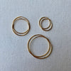 18k Gold Filled Endless Hoop Earrings Gold Hoops 20mm, 30mm,: Hoop 60mm