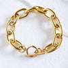 Gold plated 18k gold links infinity necklace bracelet : Necklace