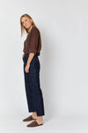 Wide Leg Jeans High Rise Crop The Aberdeen Timbers: Standard / 23