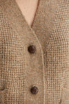 CT8934 -Kenzie Waffle Vest: Taupe / M