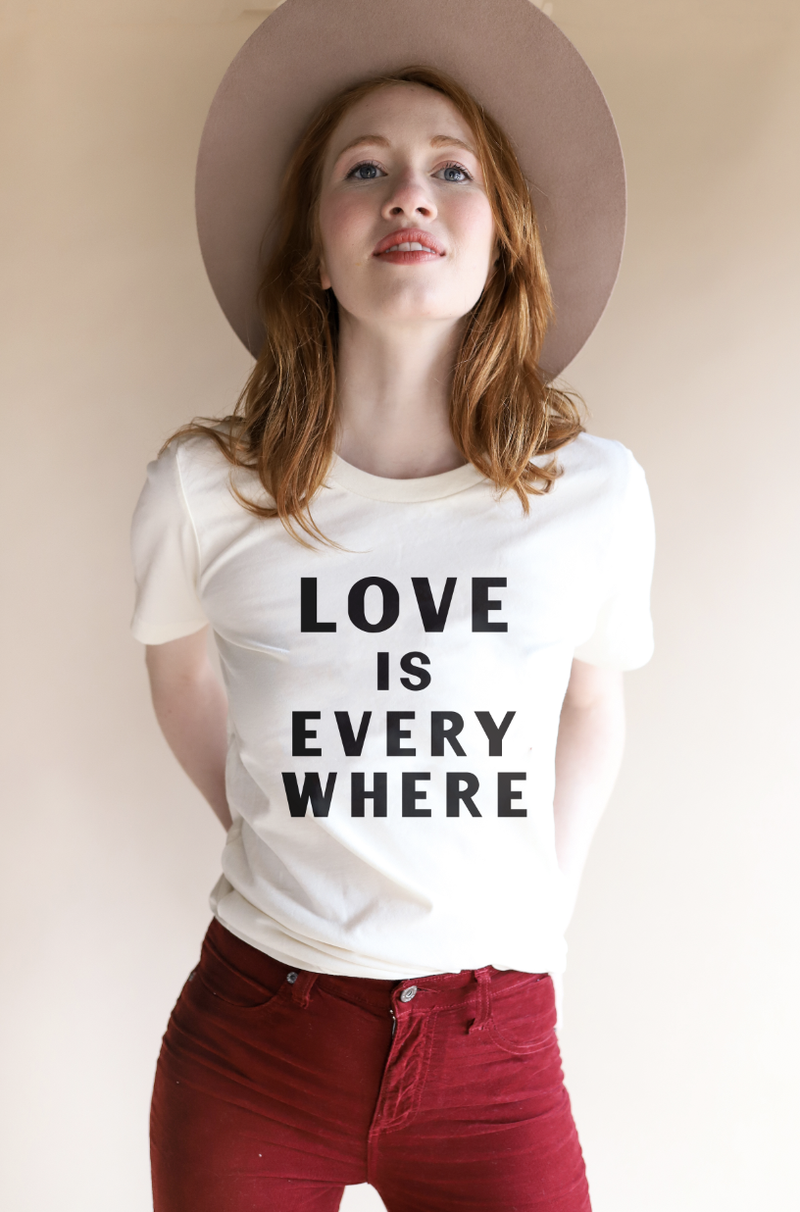 Love is Everywhere Women's Tee, retro, graphic t-shirt