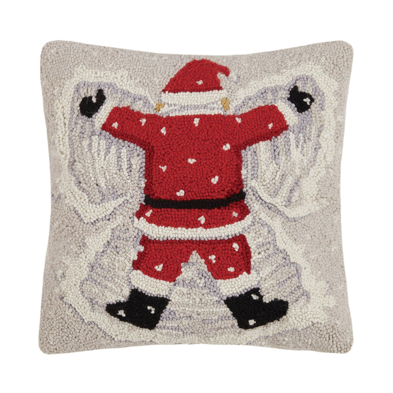 Santa Snow Angel Hook Pillow - Christmas
