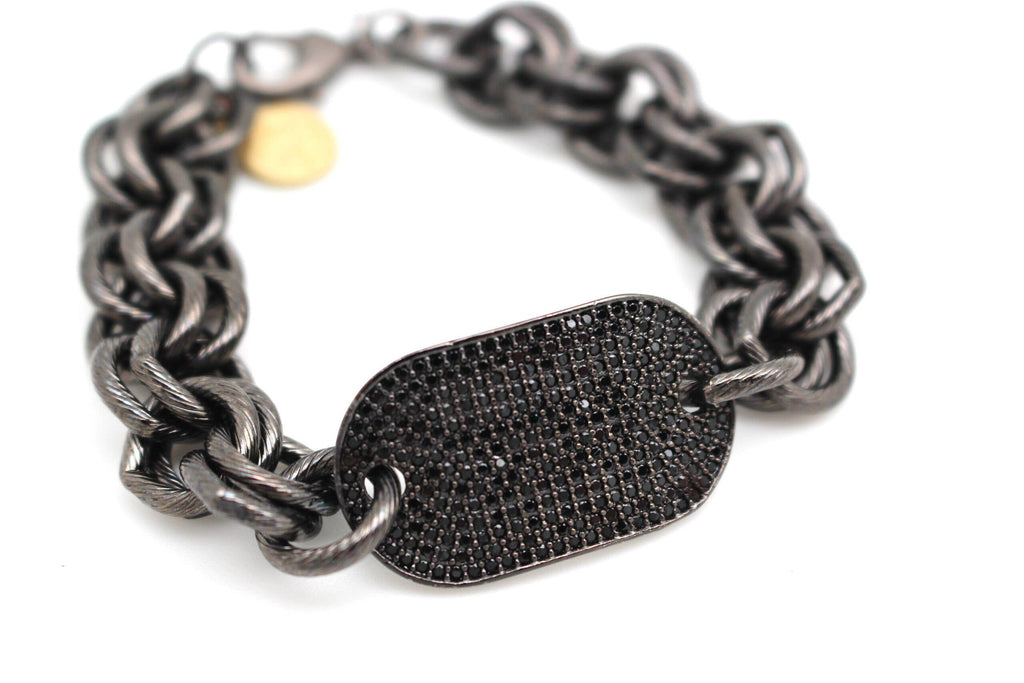 Dog Tag Chain Bracelet