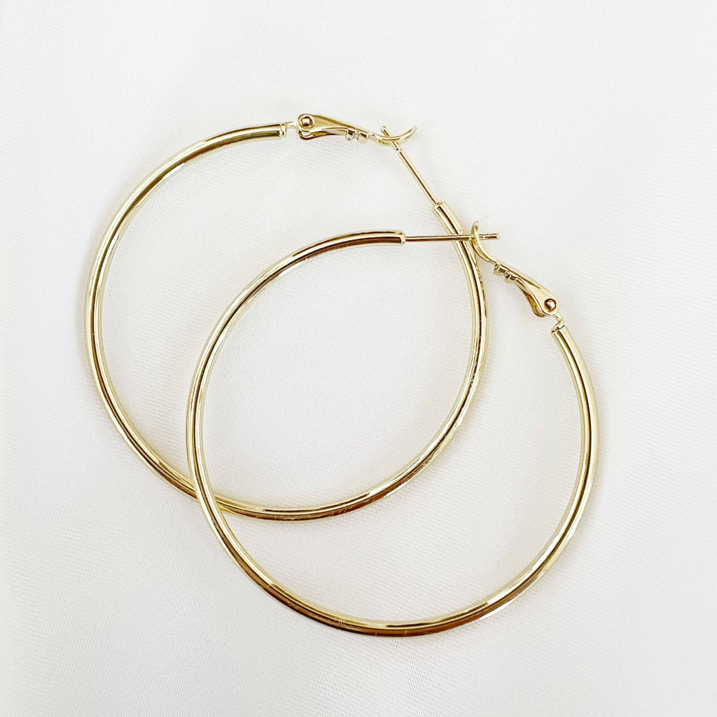 City Thin Hoops Gold Filled