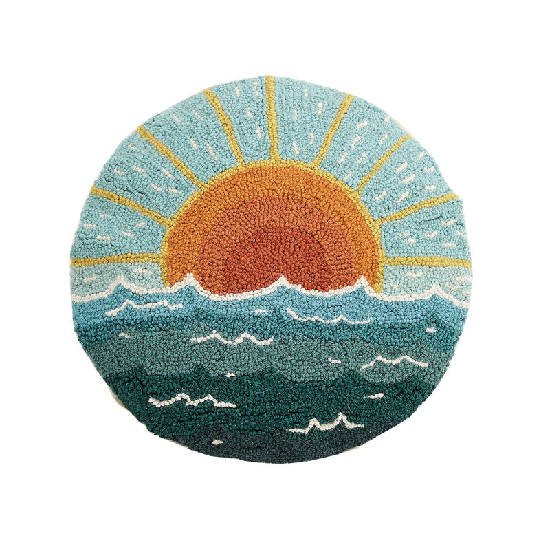 Preorder Circular Sun Seascape Hook Pillow
